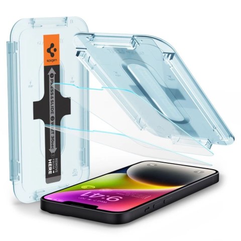 Szkło hartowane Spigen Glas.tR EZ Fit na iPhone 13 / 13 Pro / 14 / 16e / 17e- 2 szt.