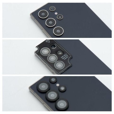 Szkło hartowane na aparat do Samsung S26 PLUS Blue Star Easy Install czarne