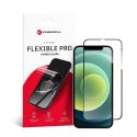 Szkło hybrydowe 5D do iPhone 12 / 12 PRO Forcell Flexible czarne