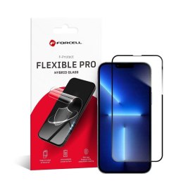 Szkło hybrydowe 5D do iPhone 13 PRO MAX / 14 PLUS Forcell Flexible czarne