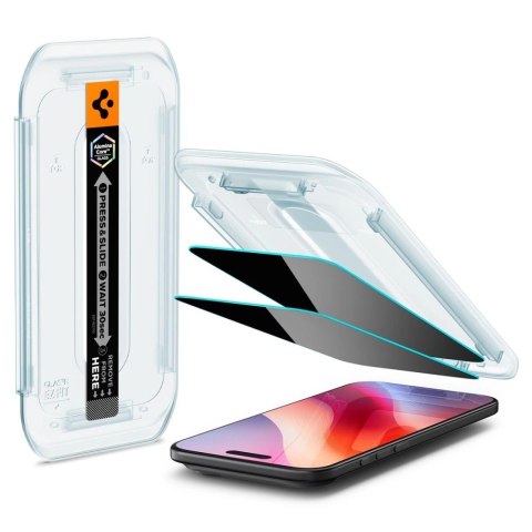 Szkło prywatyzujące Spigen Glas.TR EZ Fit 2-pack na iPhone Air