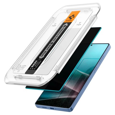 Szkło prywatyzujące Spigen Glas.TR "Ez Fit" Privacy 2-pack na Samsung Galaxy S25 Ultra