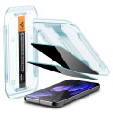 Szkło prywatyzujące Spigen Glas.TR "Ez Fit" Privacy HD 2-pack na Google Pixel 9 / 9 Pro