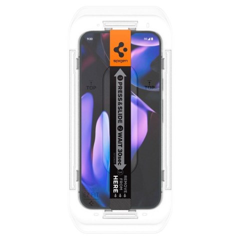Szkło prywatyzujące Spigen Glas.TR "Ez Fit" Privacy HD 2-pack na Google Pixel 9 / 9 Pro