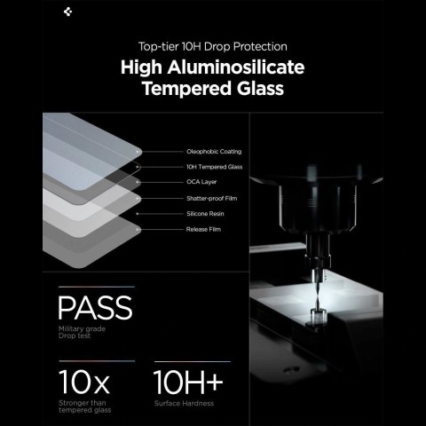 Szkło prywatyzujące Spigen Glas.Tr Ez Fit Pro HD na Samsung Galaxy S26