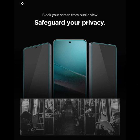 Szkło prywatyzujące Spigen Glas.Tr Ez Fit Pro HD na Samsung Galaxy S26