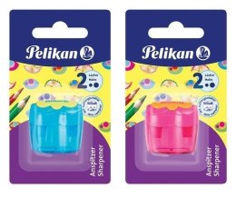 Temperówka podwójna z zatyczką mix PELIKAN