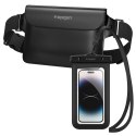 Torba Spigen Aqua Shield A621 wodoodporna biodrowa + etui unoszące się na wodzie - czarne