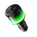 Transmiter samochodowy bluetooth Hoco 2 x USB A + USB C QC3.0 PD 42W E166 czarny