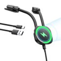 Uchwyt Baseus PrimeTrip C03sPro samochodowy na deskę rozdzielczą z ładowarką indukcyjną przyklejany - czarny