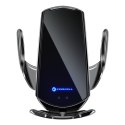 Uchwyt na telefon do samochodu indukcyjny automatyczny Forcell F-Grip HS1 Qi 15W do szyby / kratki czarny