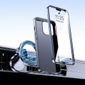 Uchwyt na telefon do samochodu magnetyczny Blue Star Easy View kompatybilny z MagSafe czarny