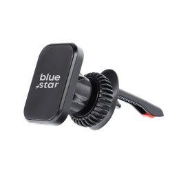 Uchwyt na telefon do samochodu magnetyczny Blue Star Smart Lock Square Magnetic do kratki czarny