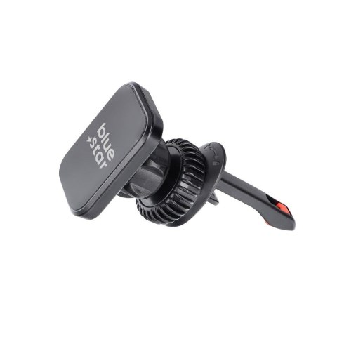 Uchwyt na telefon do samochodu magnetyczny Blue Star Smart Lock Square Magnetic do kratki czarny