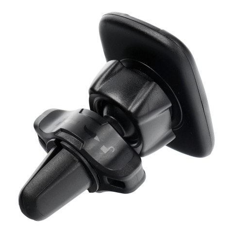 Uchwyt na telefon do samochodu magnetyczny Forcell F-Grip Carbon H-CT325 do kratki czarny