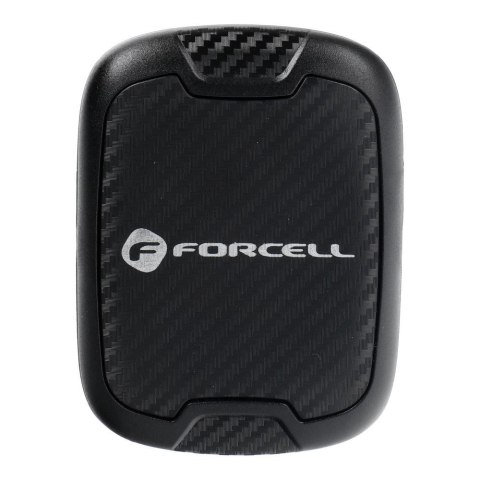 Uchwyt na telefon do samochodu magnetyczny Forcell F-Grip Carbon H-CT325 do kratki czarny