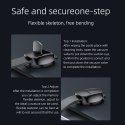 Uchwyt na telefon do samochodu magnetyczny zgodny z MagSafe Forcell F-Grip MagFlex do szyby / deski czarny