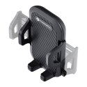 Uchwyt na telefon do samochodu uniwersalny Forcell F-Grip Carbon Bracket ramię regulowane do szyby / kokpitu czarny