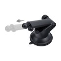 Uchwyt na telefon do samochodu uniwersalny Forcell F-Grip Carbon Bracket ramię regulowane do szyby / kokpitu czarny