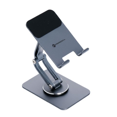 Uchwyt na telefon / tablet biurkowy składany Forcell F-Grip Fold Stand 2 360 szary