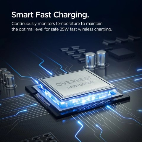 Uchwyt Samochodowy Spigen Essential EV25MFAQ Magnetic MagSafe na kratkę nawiewu - czarny