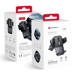 Uchwyt na telefon do samochodu uniwersalny Forcell F-Grip Guardian AV do kratki czarny