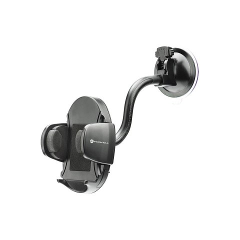 Uchwyt na telefon do samochodu uniwersalny Forcell F-Grip Oval 17 cm do szyby / deski / kratki czarny