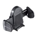 Uchwyt na telefon do samochodu uniwersalny Forcell F-Grip Oval 17 cm do szyby / deski / kratki czarny