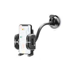 Uchwyt na telefon do samochodu uniwersalny Forcell F-Grip Regular 17 cm do szyby / deski / kratki czarny