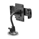 Uchwyt na telefon do samochodu uniwersalny Forcell F-Grip Regular 17 cm do szyby / deski / kratki czarny