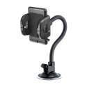 Uchwyt na telefon do samochodu uniwersalny Forcell F-Grip Regular 27 cm do szyby / deski / kratki czarny