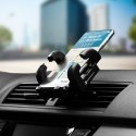 Uchwyt na telefon do samochodu uniwersalny Forcell F-Grip Regular do kratki czarny