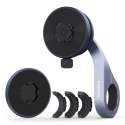 Uchwyt rowerowy Baseus PrimeTrip VB1 na telefon montowany na kierownicę magnetyczny - szary
