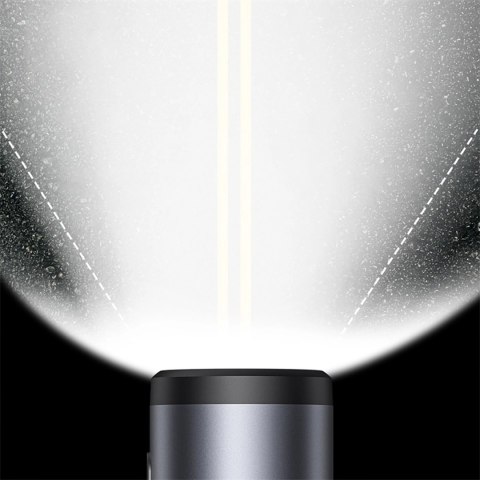 Uchwyt z lampką 2w1 Baseus PrimeTrip uniwersalny 3000mAh IP68 LED - czarno-szary