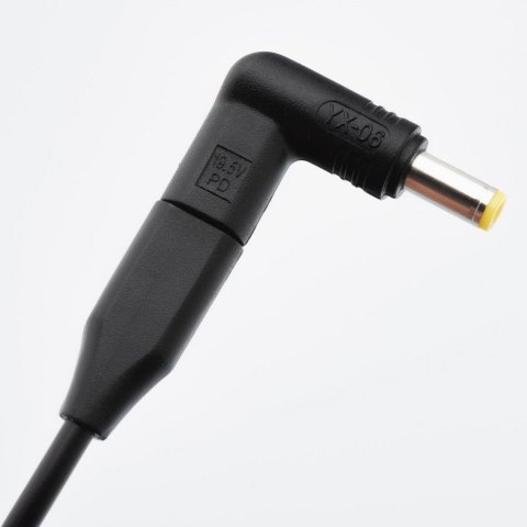 Uniwersalny zasilacz do laptopa 65W Forcell F-Energy USB C + 6 końcówek E856 czarny