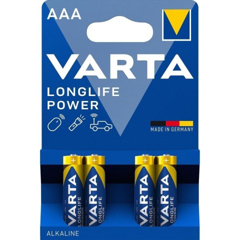 VARTA bateria alkaliczna R3 (AAA) Longlife Power 4 szt
