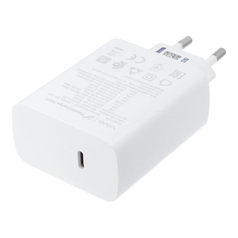 VIVO oryginalna ładowarka sieciowa Flash Charge USB C 3A 120W V12060L1B0 biała bulk