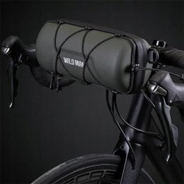 WILDMAN sakwa rowerowa na kierownicę na zamek 2L GD7X zielona