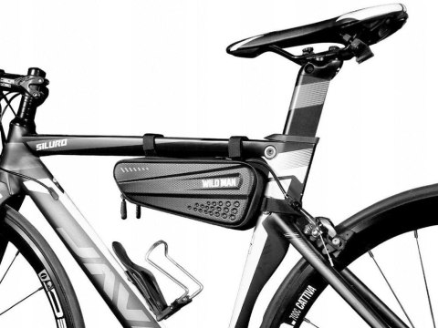 WILDMAN sakwa rowerowa pod ramę na zamek 1,2L ES4 czarna