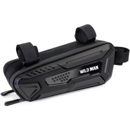 WILDMAN sakwa rowerowa pod ramę na zamek 1L M40 czarna