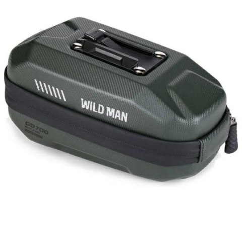 WILDMAN sakwa rowerowa pod siodełko na zamek 0,8L GD700 zielona