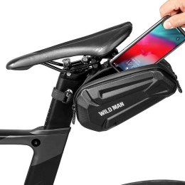 WILDMAN sakwa rowerowa pod siodełko na zamek 1,2L XT7 czarna