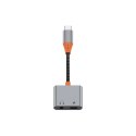 WiWU - Audio adapter LT10 Typ C do Typ C + 3.5mm