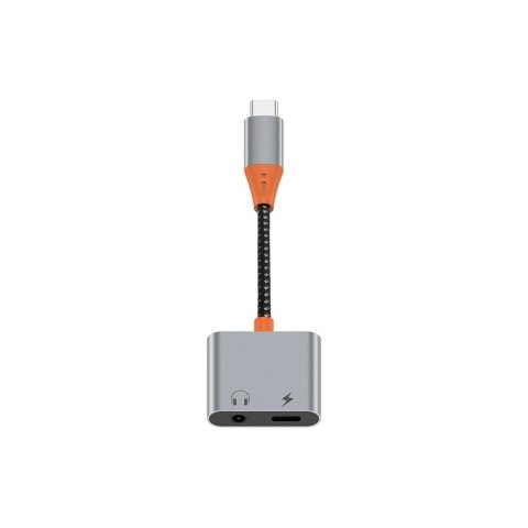 WiWU - Audio adapter LT10 Typ C do Typ C + 3.5mm