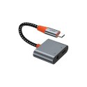WiWU - Audio adapter LT10 Typ C do Typ C + 3.5mm