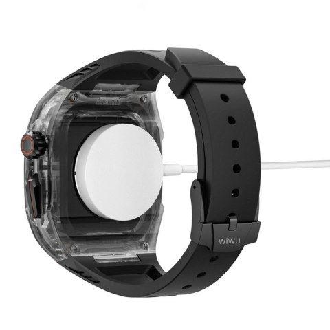 WiWU - Pasek do smartwatcha Wi-WB013 Rambo Watch Band 42/44/45mm - czarny