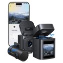Wideorejestrator Baseus PrimeTrip VD1 Pro kamera samochodowa 4K z kamerą tylną 1080p i zestawem zasilania - czarny