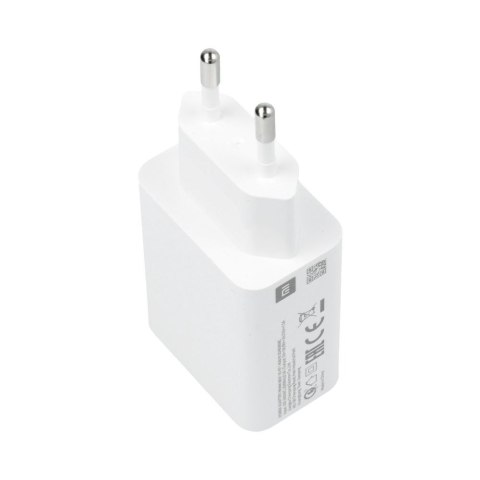 XIAOMI oryginalna ładowarka sieciowa USB A QC3.0 3A 33W MDY-11-EZ biała bulk