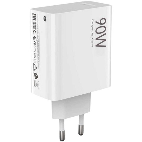 XIAOMI oryginalna ładowarka sieciowa USB A QC3.0 3A 90W MDY-15-EK biała bulk