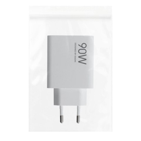 XIAOMI oryginalna ładowarka sieciowa USB A QC3.0 3A 90W MDY-15-EK biała bulk